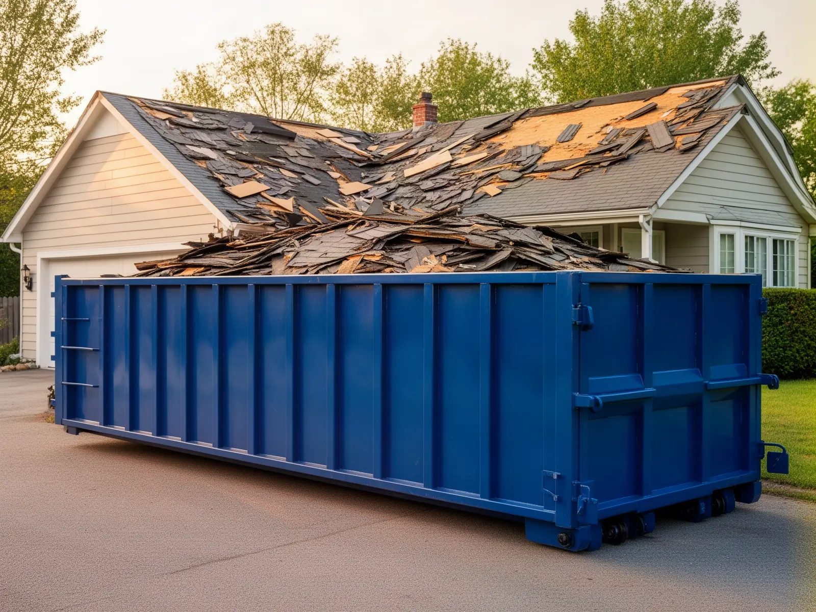 Roll-off dumpster from Cedar Valley Dumpster Rental in Anaheim, CA